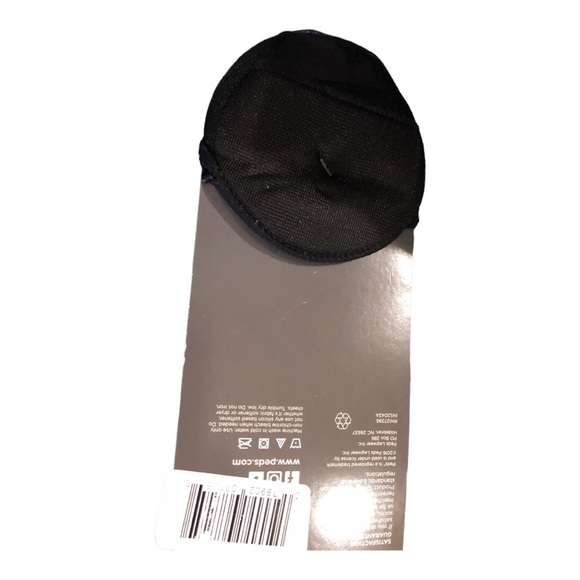 4 pairs - Peds ladies black cushioned foot pad toe covers new‎ - Picture 5 of 9